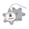 Aussie Pub Christmas Tree Personalised Pewter Christmas Ornament