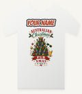 Aussie Pub Christmas Tree Personalised Christmas T-Shirt and Hoodie