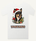 Australian Kelpie Christmas Personalised Christmas T-Shirt and Hoodie
