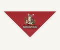 Australian Mist personalised Christmas pet bandana, tie-on style