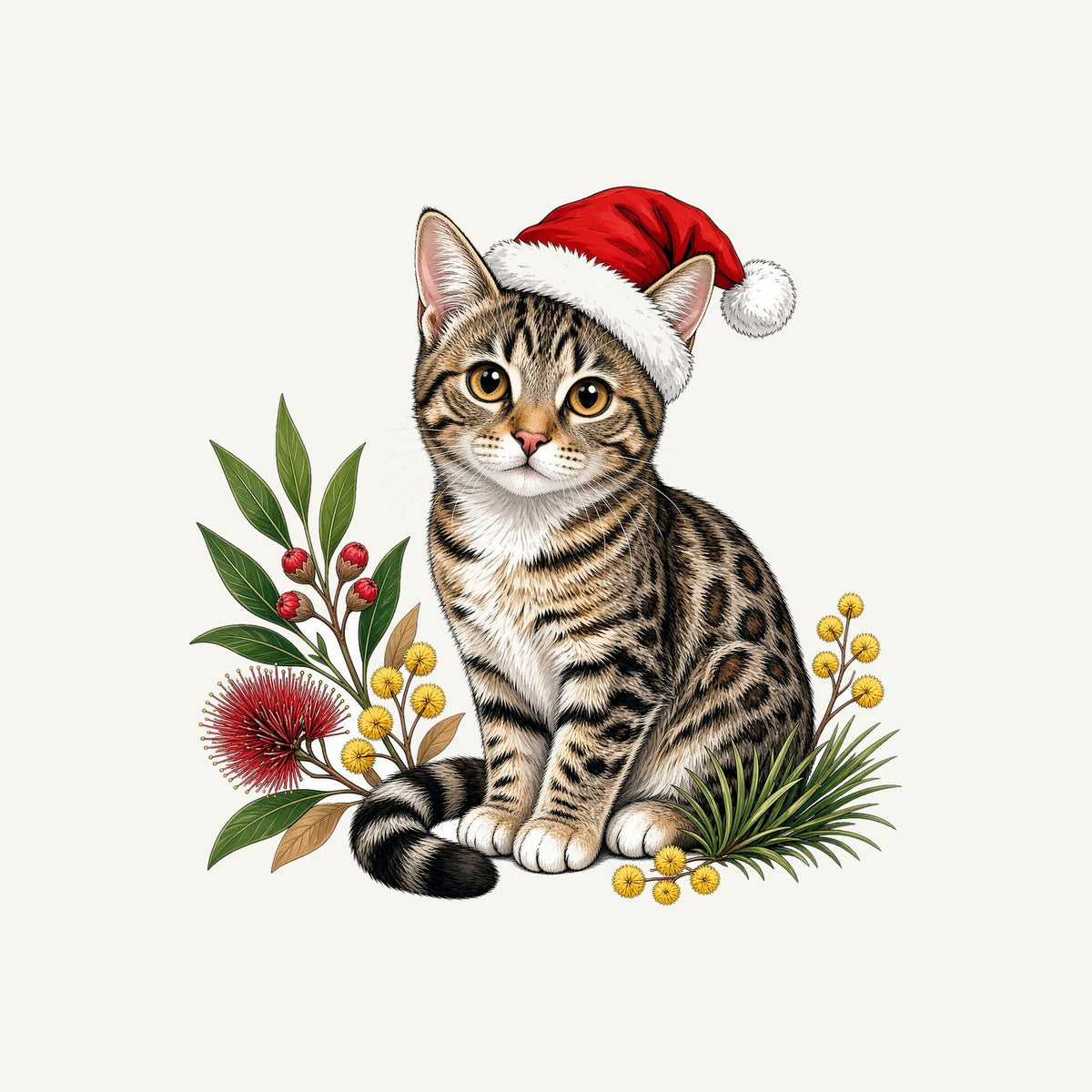 Australian Mist Christmas Personalised Christmas Pet Bandana, Cat or Dog