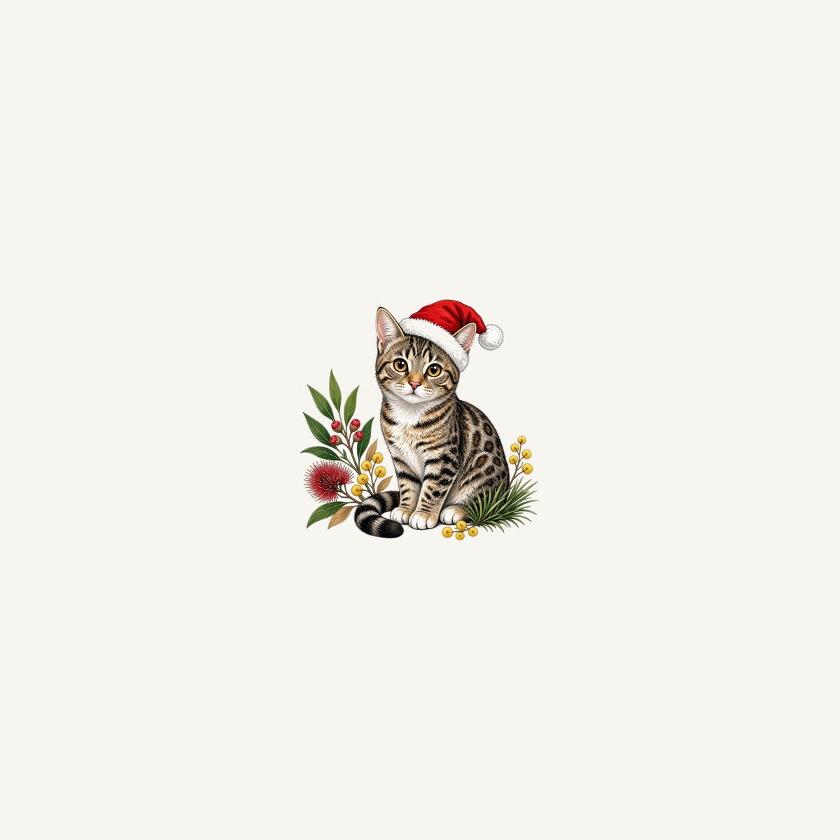 Australian Mist Christmas Personalised Beach Towel