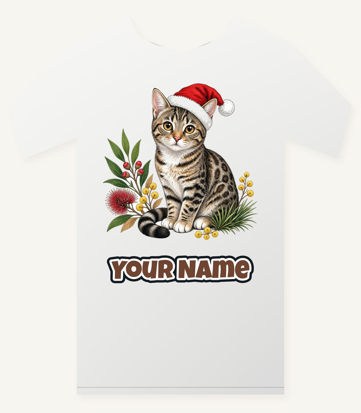 Australian Mist Christmas Personalised Christmas T-Shirt and Hoodie