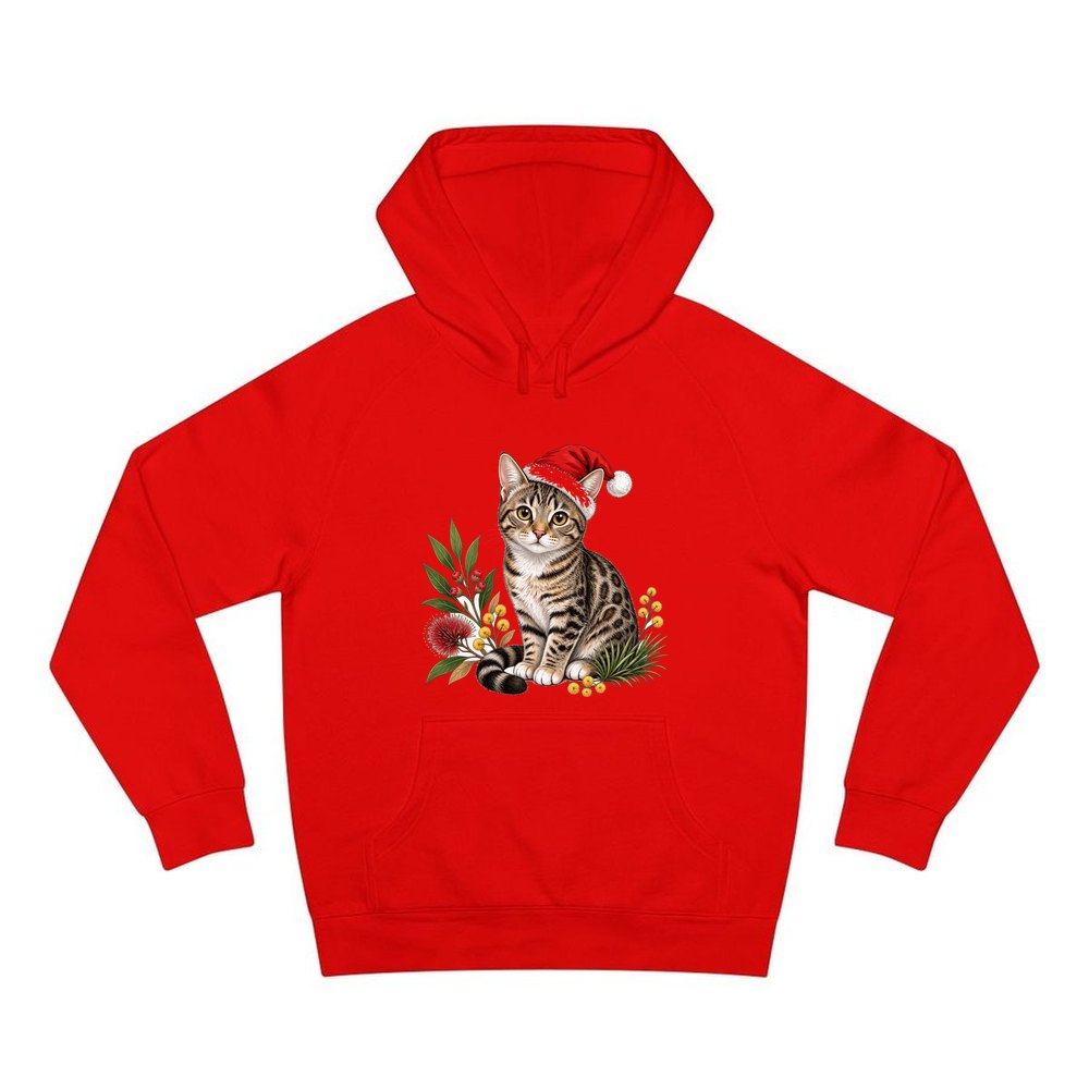 Australian Mist personalised Christmas hoodie in red
