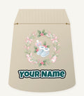 Baby Booties Holly Wreath Personalised Santa Sack