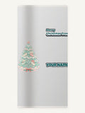 Baby Booties Tree Personalised Beach Towel