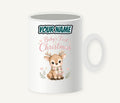 Baby Deer First Christmas Personalised Christmas Mug