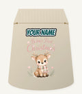 Baby Deer First Christmas Personalised Santa Sack