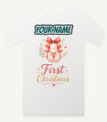 Baby Feet First Christmas Personalised Christmas T-Shirt and Hoodie