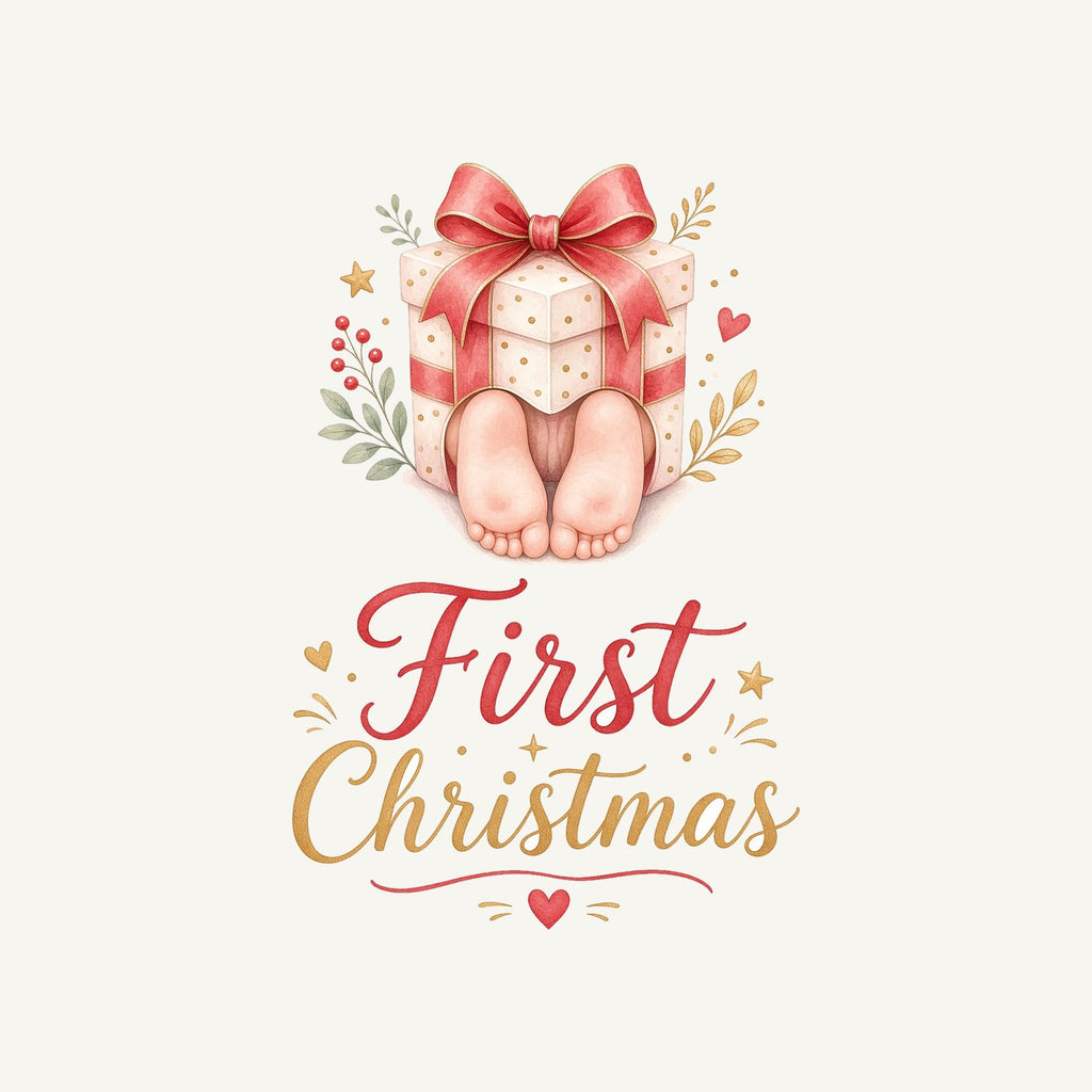 Baby Feet First Christmas Personalised Santa Sack