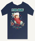 Baby in a Stocking Personalised Kids and Baby Christmas Tee