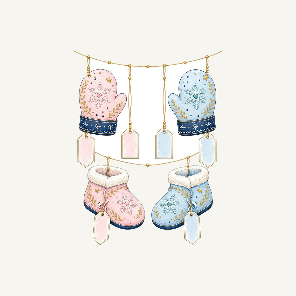 Baby Mittens and Booties Personalised Kids Tee and Baby Bodysuit