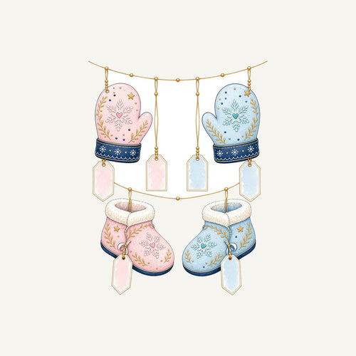 Baby Mittens and Booties Personalised Kids Tee and Baby Bodysuit