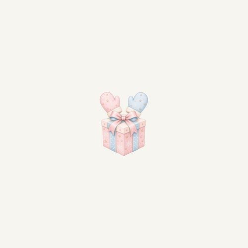 Baby Mittens Gift Box Personalised Beach Towel
