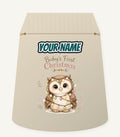 Baby Owl First Christmas Personalised Santa Sack