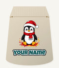 Baby Penguin in Santa Hat Personalised Santa Sack