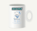 Baby Polar Bear First Christmas Personalised Christmas Mug