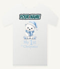 Baby Polar Bear First Christmas Personalised Christmas T-Shirt and Hoodie