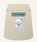Baby Polar Bear First Christmas Personalised Santa Sack
