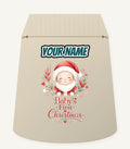 Baby Santa Wreath Personalised Santa Sack