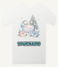 Baby's First Christmas Cot and Tree Personalised Christmas T-Shirt and Hoodie