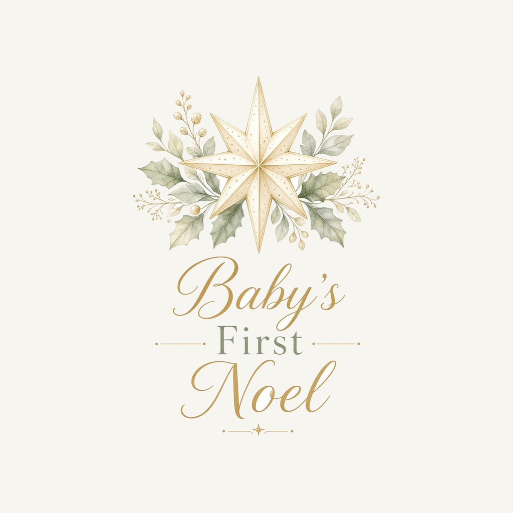 Baby's First Noel Star Personalised Santa Sack