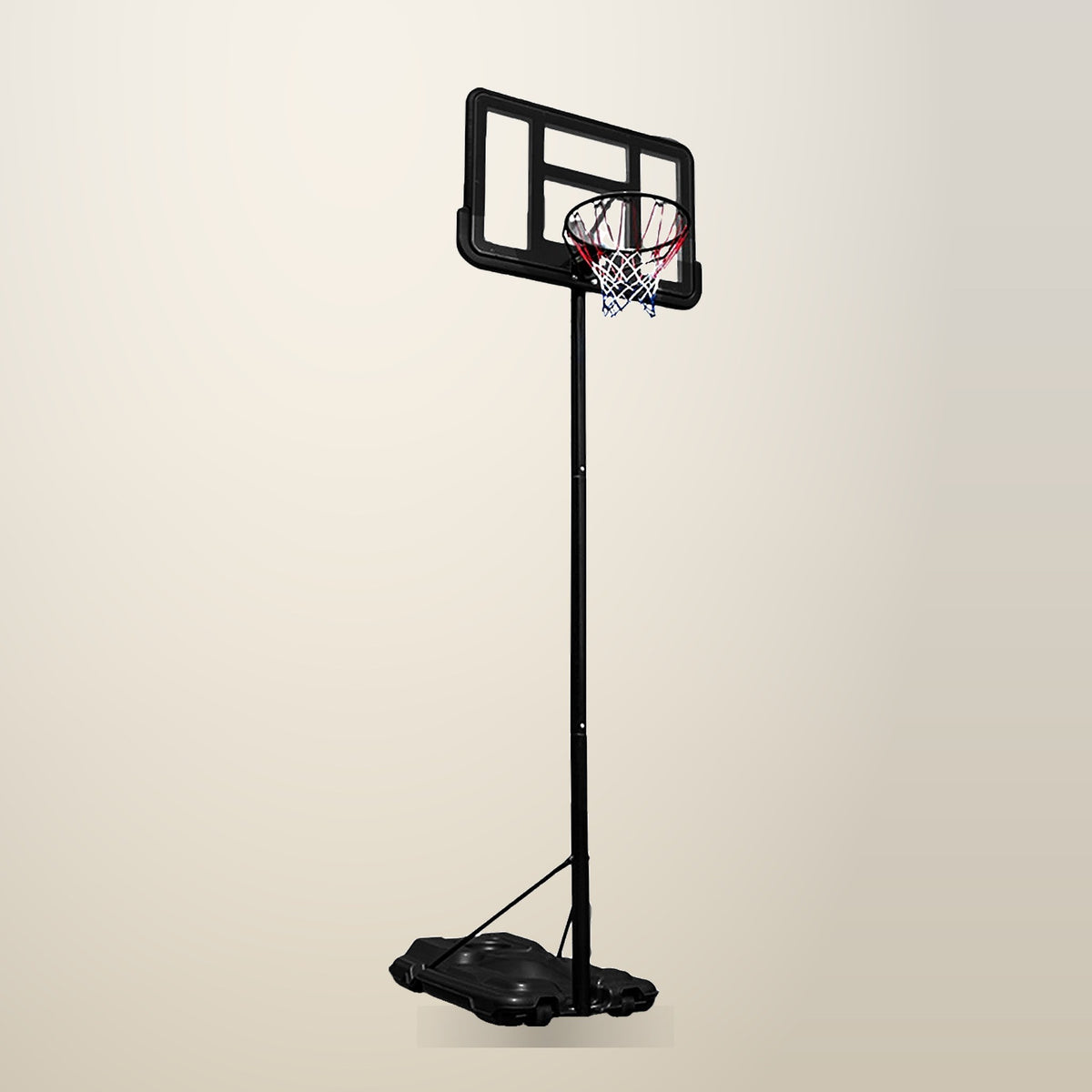 Bargene Basketball Hoop Stand, 2.3 to 3.05 m, on a plain cream background