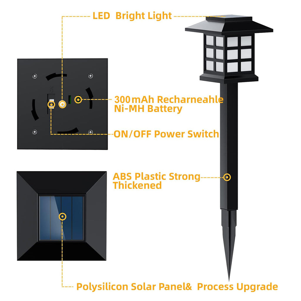 solar garden stake lights