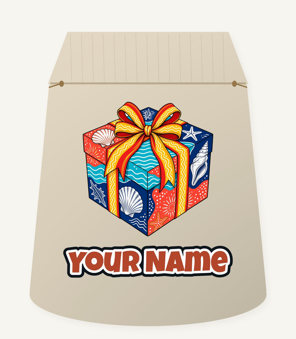 Beach Shells Gift Box Personalised Santa Sack