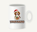 Beagle Christmas Personalised Christmas Mug