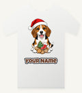 Beagle Christmas Personalised Christmas T-Shirt and Hoodie
