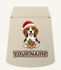 Beagle Christmas Personalised Santa Sack