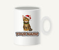 Bengal Christmas Personalised Christmas Mug