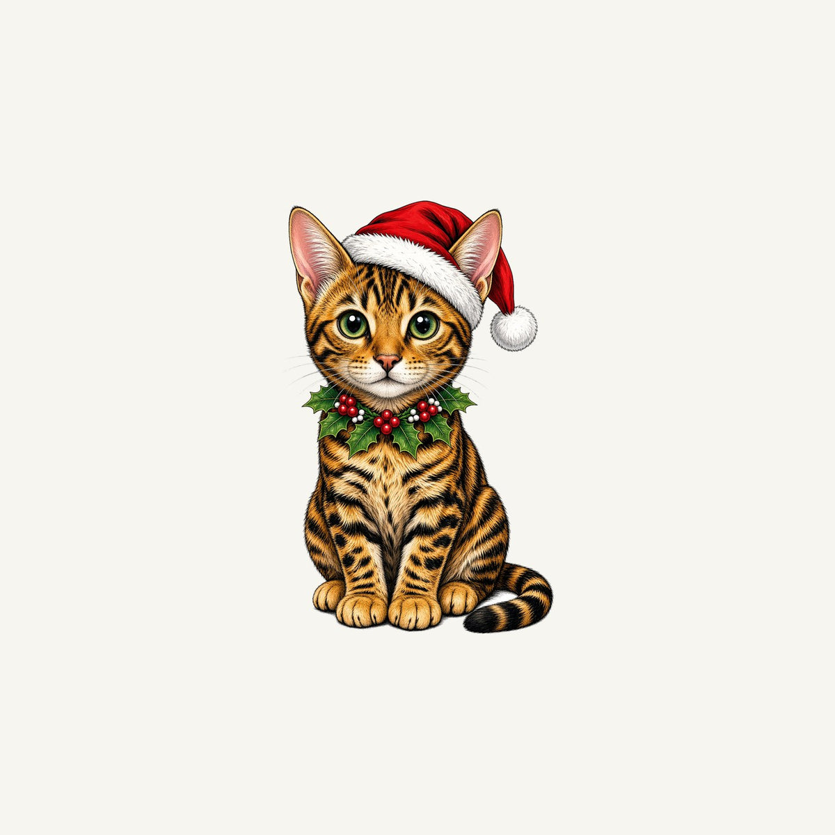 Bengal Christmas Personalised Christmas Mug