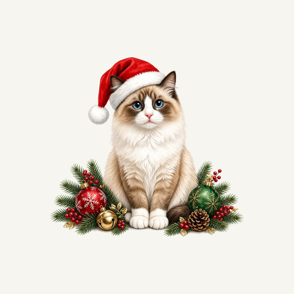 Birman Christmas Personalised Kids Tee and Baby Bodysuit