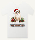 Birman Christmas Personalised Christmas T-Shirt and Hoodie