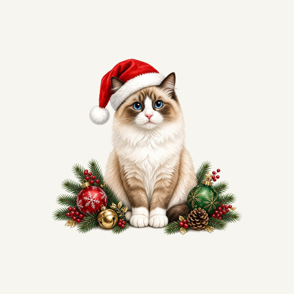 Birman Christmas Personalised Christmas T-Shirt and Hoodie
