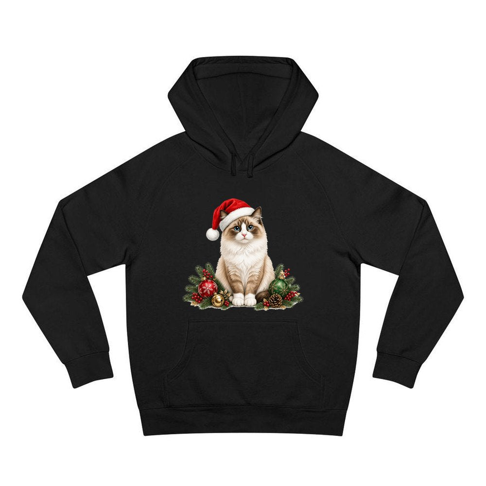Birman personalised Christmas hoodie in black