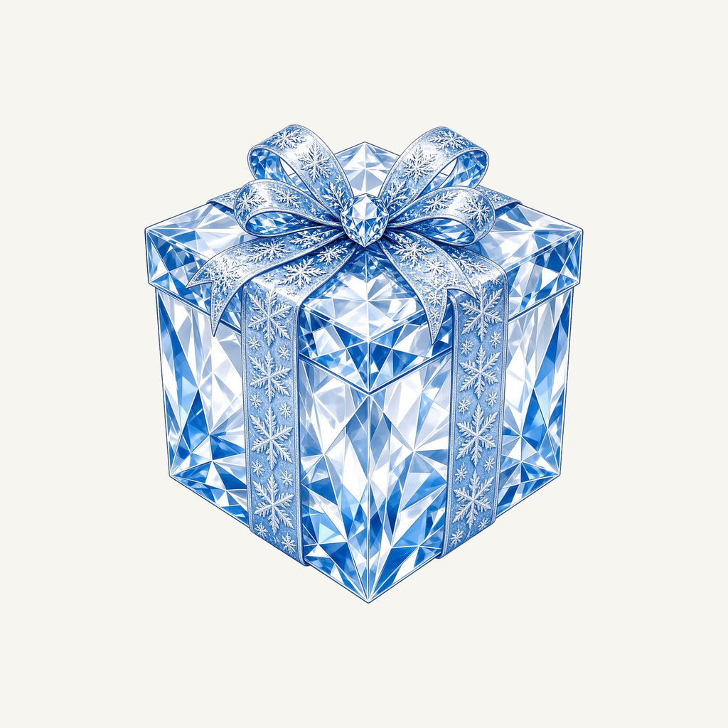 Blue Crystal Gift Box Personalised Kids Tee and Baby Bodysuit
