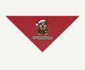 Blue Heeler personalised Christmas pet bandana, tie-on style