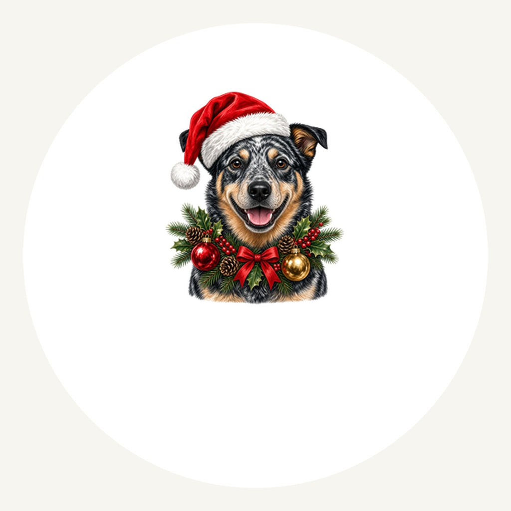 Blue Heeler Personalised Pewter Christmas Ornament