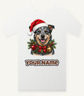 Blue Heeler Christmas Personalised Christmas T-Shirt and Hoodie