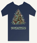 Botanical Evergreen Spray Personalised Kids Tee and Baby Bodysuit