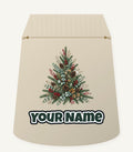 Botanical Evergreen Spray Personalised Santa Sack