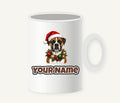 Boxer Christmas Personalised Christmas Mug