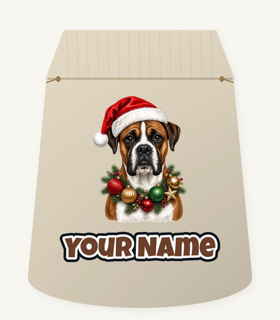 Boxer Personalised Santa Sack