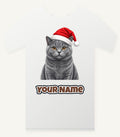 British Shorthair Christmas Personalised Christmas T-Shirt and Hoodie