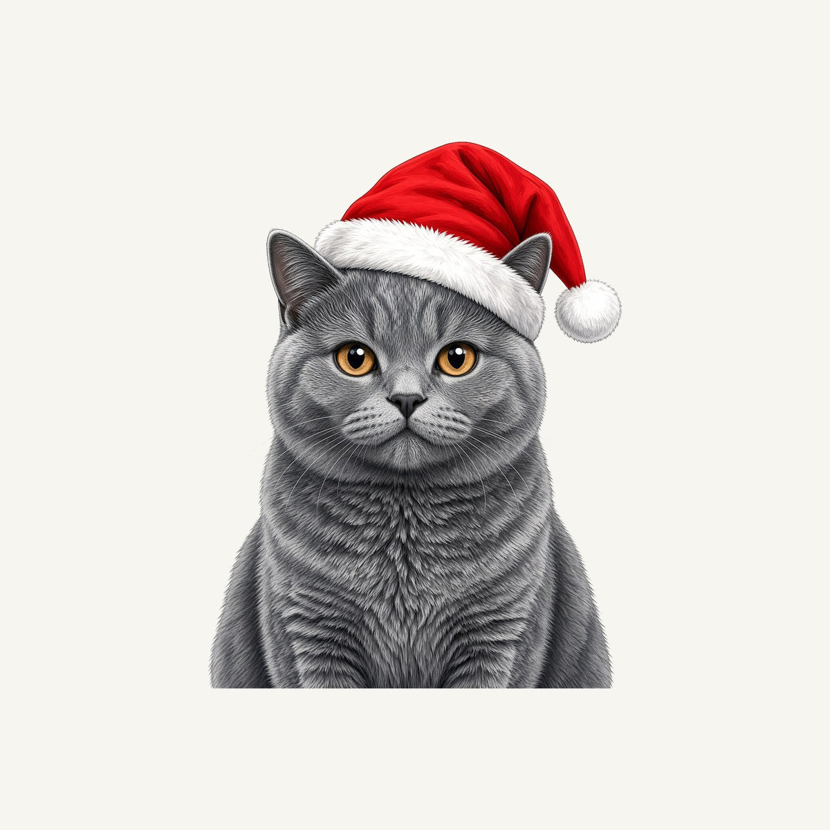 British Shorthair Christmas Personalised Christmas T-Shirt and Hoodie