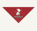 Bull Terrier personalised Christmas pet bandana, tie-on style