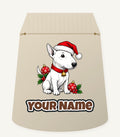 Bull Terrier Christmas Personalised Santa Sack